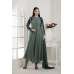 Green Long Skater Style Readymade Dress Suit