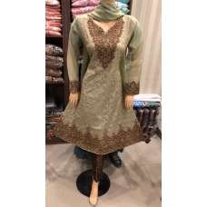 STUNNING CHIC STYLE CHIFFON EMBROIDERED PAKISTANI STYLE READYMADE SUIT