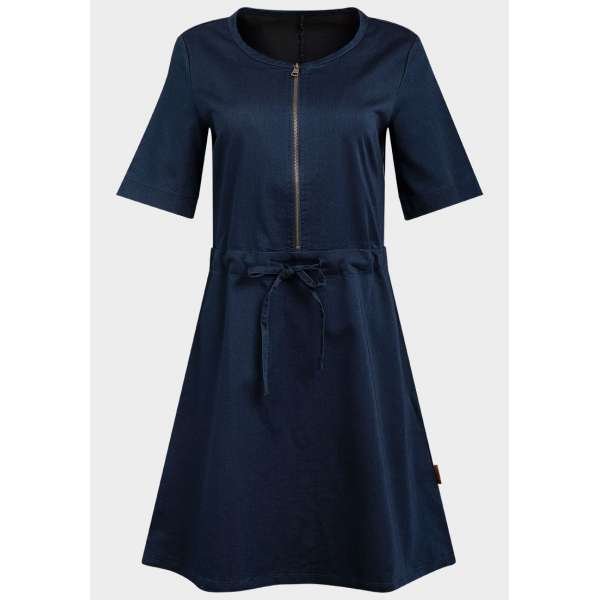 Denim Blue Ladies Top Skater Dress