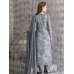 Grey Belted Jacket Dress Printed Readymade Indian Suit