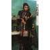 BLACK LINEN READY MADE PAKISTANI STYLE SALWAR KAMEEZ 