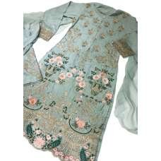 Mint Green Indian Pakistani Readymade Linen Salwar kameez Mint Green Indian Pakistani Readymade Linen Salwar kameez