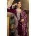DARK PLUM PAKISTANI DESIGNER PARTY READYMADE SUIT