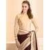 ZBROWN LOVELY OCCASION WEAR SAREE (READY MADE)