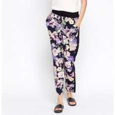Contrast Insert Floral Summer Wear Trouser