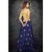 Classic Blue & Yellow Pakistani Designer Party Wear Lehenga