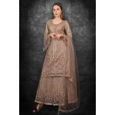 Brown Ethnic EId Wear Kurti & Lehenga Choli