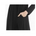 Black Stylish Jersey Abaya With Pockets