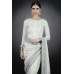 Stunning Ivory Indian Wedding Bridal Embroidered Saree Stunning Ivory Indian Wedding Bridal Embroidered Saree