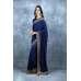 Navy Blue Designer Party Wear Saree Asian Ethnic Wedding Saree