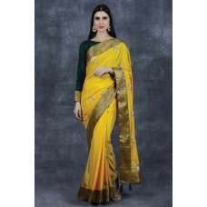 Yellow & Green Indian Wedding Saree Desi Bridal Designer Saree Yellow & Green Indian Wedding Saree Desi Bridal Designer Saree