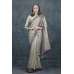 Grey Brocade Style Indian Designer Saree