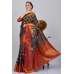 Black & Maroon Traditional Banarasi Indian Wedding Saree