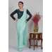 Sea Green & Rama Lycra Indian Ethnic Saree
