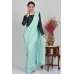 Sea Green & Rama Lycra Indian Ethnic Saree