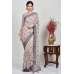 Mauve Indian Designer Embroidered Saree