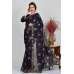 Midnight Blue Shimmering Evening Saree