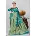 Sea Green Ethnic Banarasi Wedding Saree