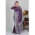 Purple & Grey Indian Brocade Style Readymade Saree
