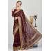 Maroon Pakistani Wedding Saree