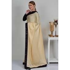 Golden & Black Indian Ethnic Traditional Saree