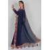 Navy Blue & Purple Wedding Party Saree