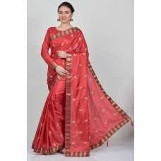 Red Festive Indian Saree