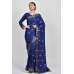 Navy Blue Designer Cocktail Saree