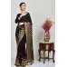 Black Ethnic Pakistani Designer Saree