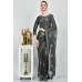 Dark Grey Pakistani Designer Bridal Saree Dark Grey Pakistani Designer Bridal Saree