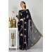 Navy Blue Indian Designer Evening Saree