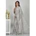 Light Grey Evening Wear Organza Saree Light Grey Evening Wear Organza Saree