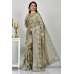 Light Green Indian Women Banarasi Saree