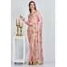 Light Pink Satin Chiffon Indian Party Saree Light Pink Satin Chiffon Indian Party Saree