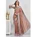 Rose Pink Fancy Formal Party Wear Saree
