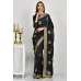 Dark Grey Indian Ethnic Evening Wear Saree Dark Grey Indian Ethnic Evening Wear Saree
