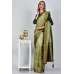 Pista Dark Green Indian Designer Banarasi Saree