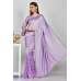 Lliac Lavender Designer Sequin Saree