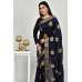 Navy Blue Traditional Indian Festive Saree