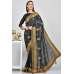 Dark Grey Luxury Embroidered Fancy Saree Dark Grey Luxury Embroidered Fancy Saree