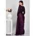 Deep Purple Indian Designer Evening Saree Deep Purple Indian Designer Evening Saree