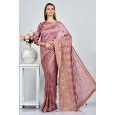 Pink Indian Wedding Reception Saree