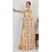 Beige Net Fancy Indian Wedding Saree