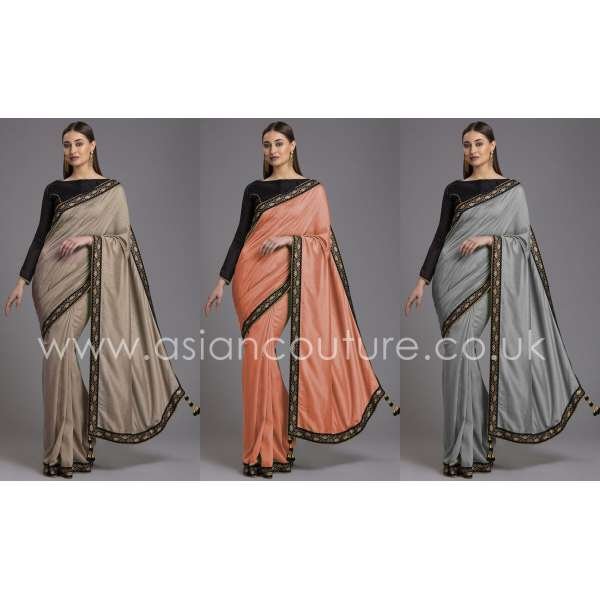 ZACS-850 Luxury New Indian Pakistani Stylish Party Wear Sarees