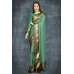 Ultramarine Green Banarasi Golden Border Ethnic Saree