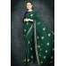 Dark Green & Navy Blue Party Wear Saree Dark Green & Navy Blue Party Wear Saree