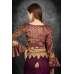 Magenta Purple Brocade Style Blouse Ethnic Saree Magenta Purple Brocade Style Blouse Ethnic Saree