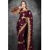 Magenta Purple Brocade Style Blouse Ethnic Saree Magenta Purple Brocade Style Blouse Ethnic Saree