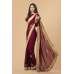 MAROON GEORGETTE SAREE WITH RICH GOLD BORDER MAROON GEORGETTE SAREE WITH RICH GOLD BORDER