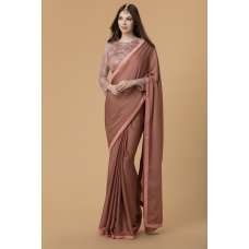 CORAL ROSE PARTY SAREE